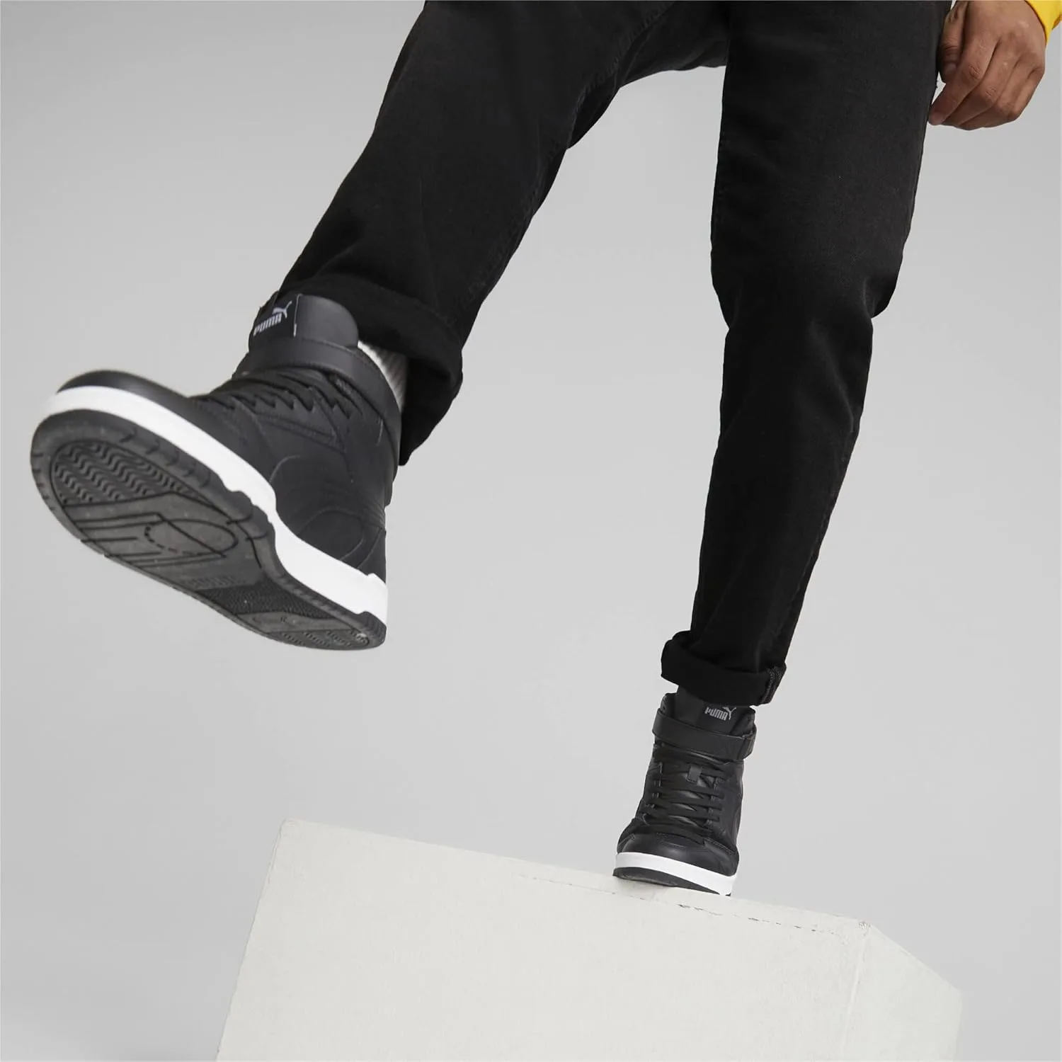 Кроссовки PUMA Unisex RBD Game Trainers, черный/золотой — фото 3