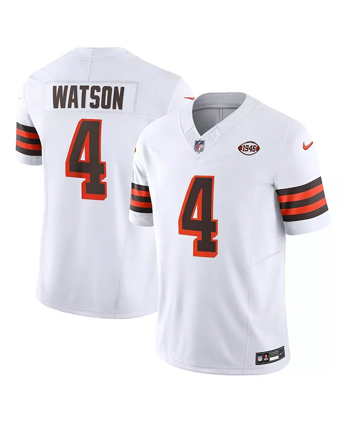 

Мужская лимитированная футболка Cleveland Vapor F.U.S.E. Deshaun Watson Nike, белый