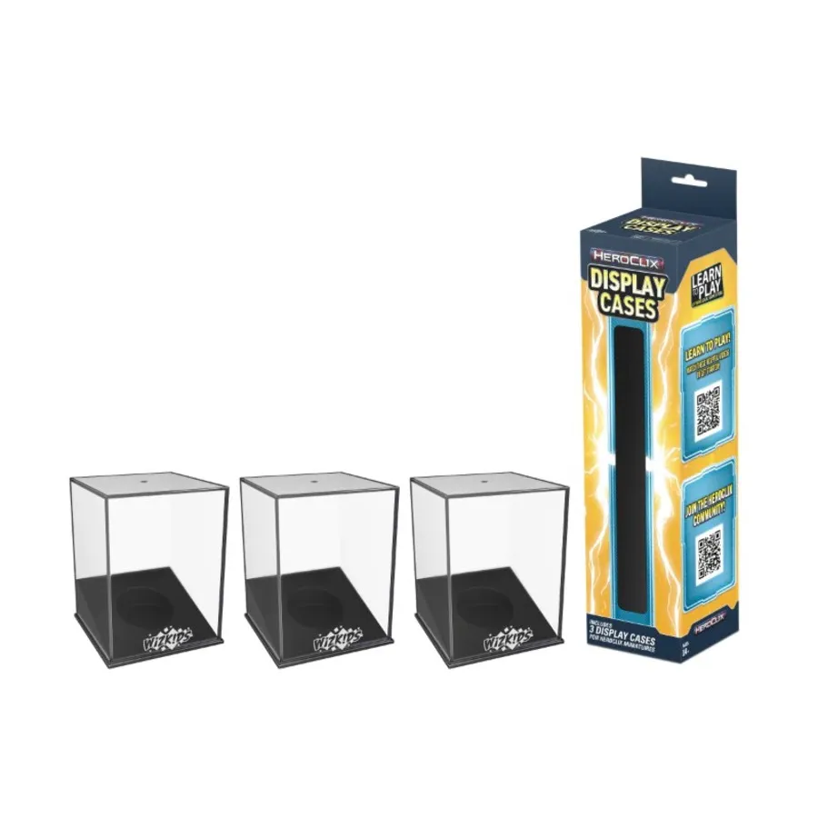 

Herolix — дисплей с одной фигуркой (3 шт.), HeroClix Game Accessories