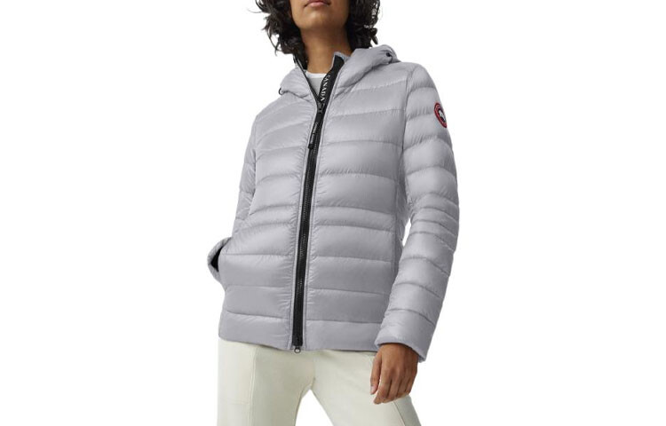 

Женский пуховик Canada Goose, цвет silver birch color