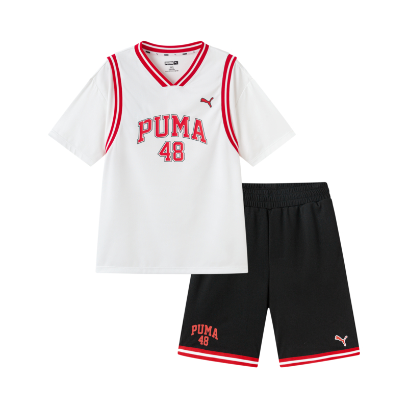 

Повседневный спортивный костюм Performance 2 Piece Set Kids' PUMA, белый