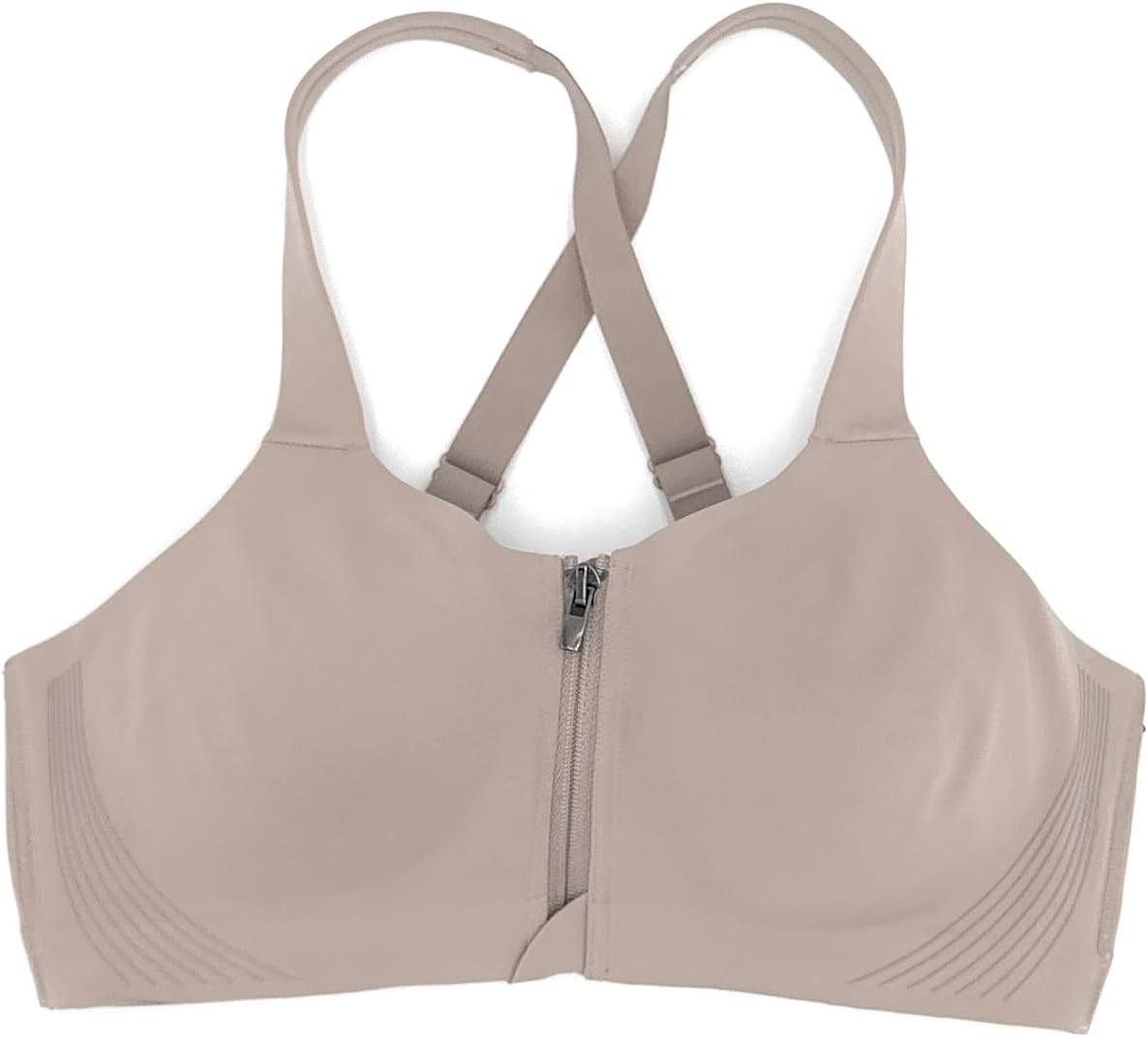 

Спортивный бюстгальтер Victoria's Secret VSX Knockout с закрытым передом, Tan