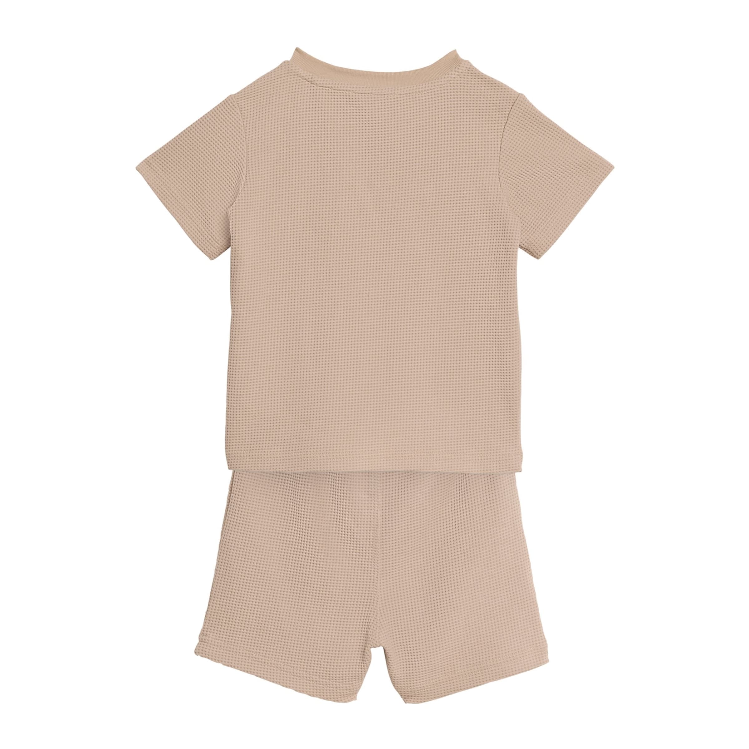 Adidas Originals Набор 'Regular Waffle Short' в цвете Khaki — фото 2