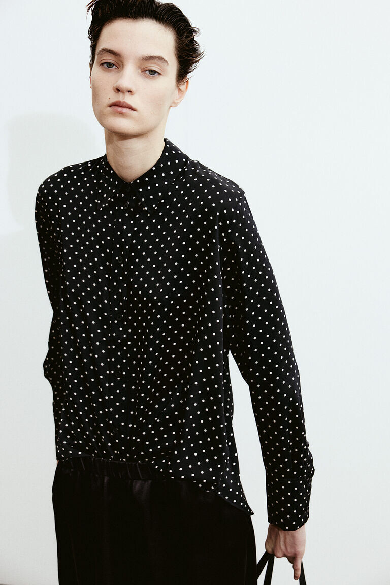 

Рубашка H&M, черный