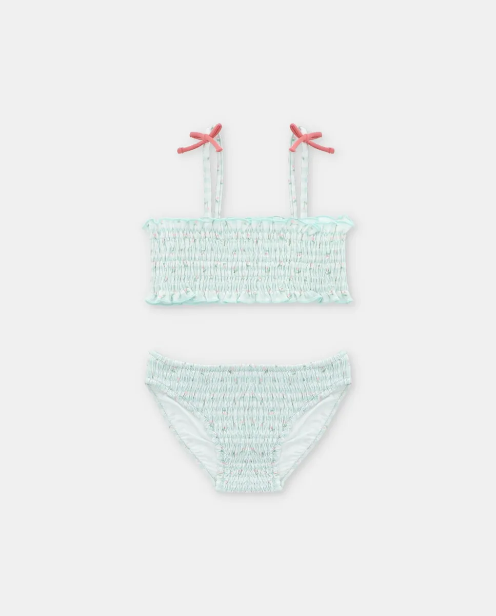 

Детский бикини для девочек с разноцветным принтом в зеленом цвете Martín Aranda, светло-зеленый