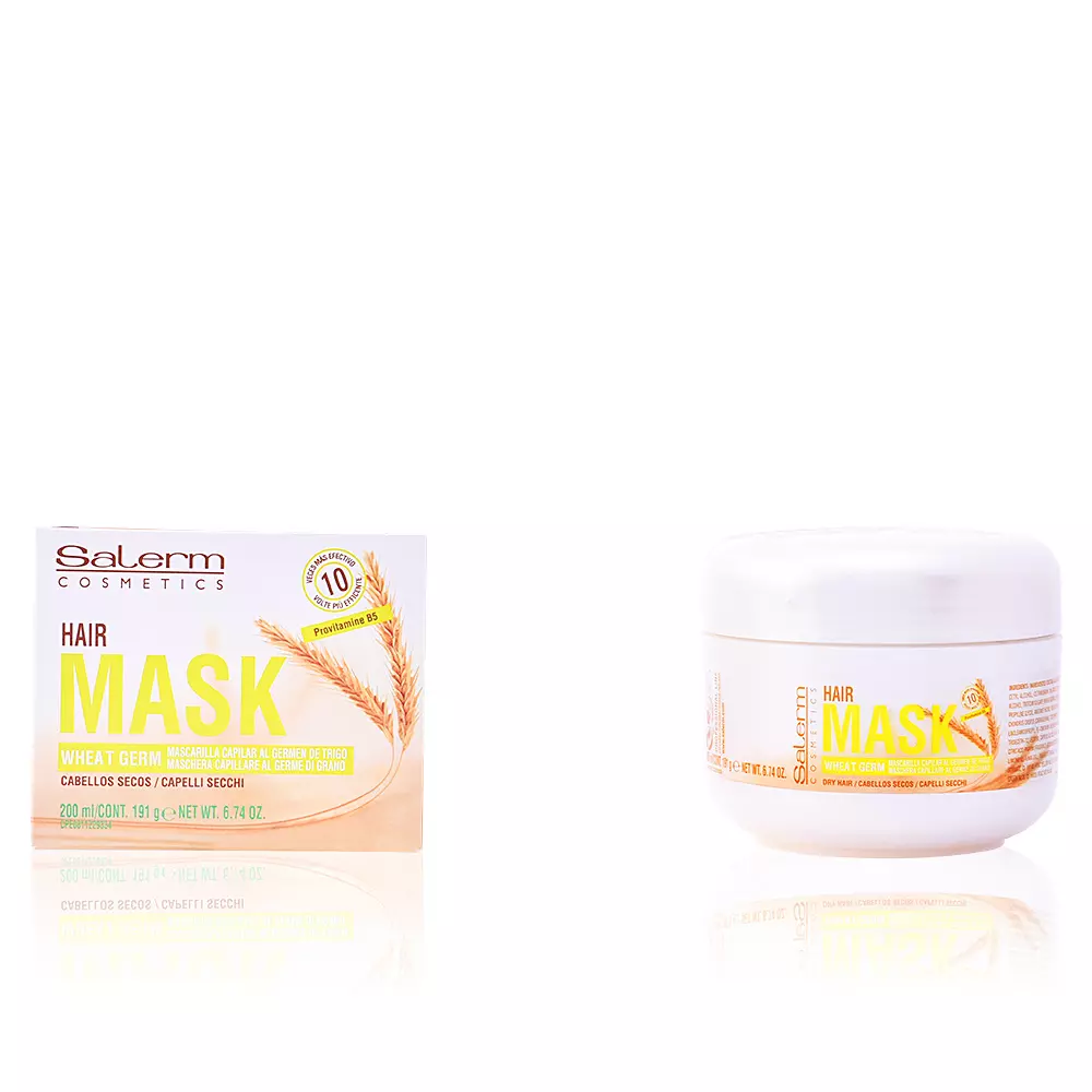 

Маска для волос Wheat germ hair mask Salerm, 200 мл.