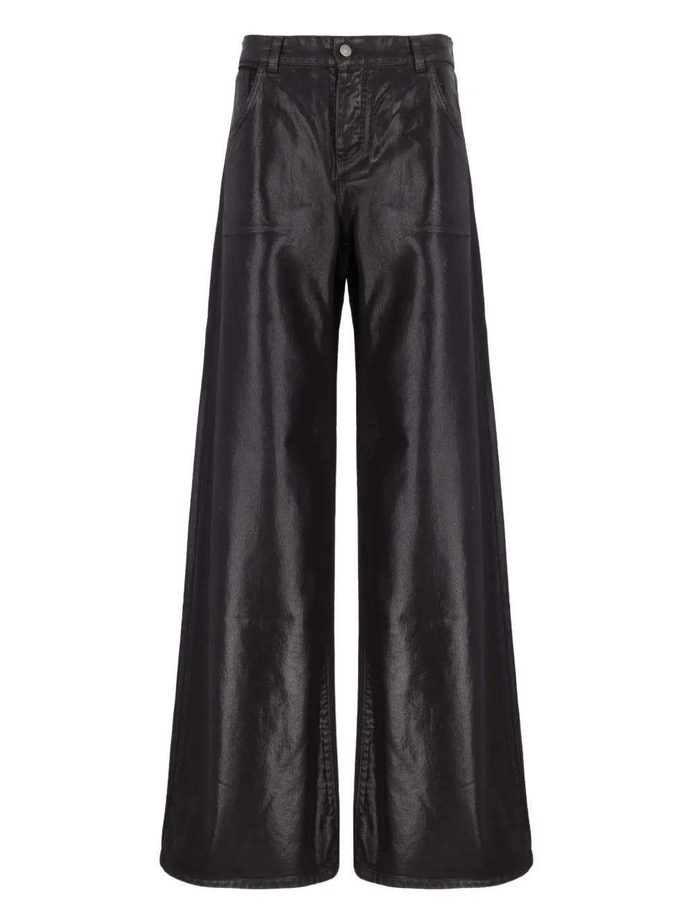 

Брюки с эффектом металлик Laneus, черный