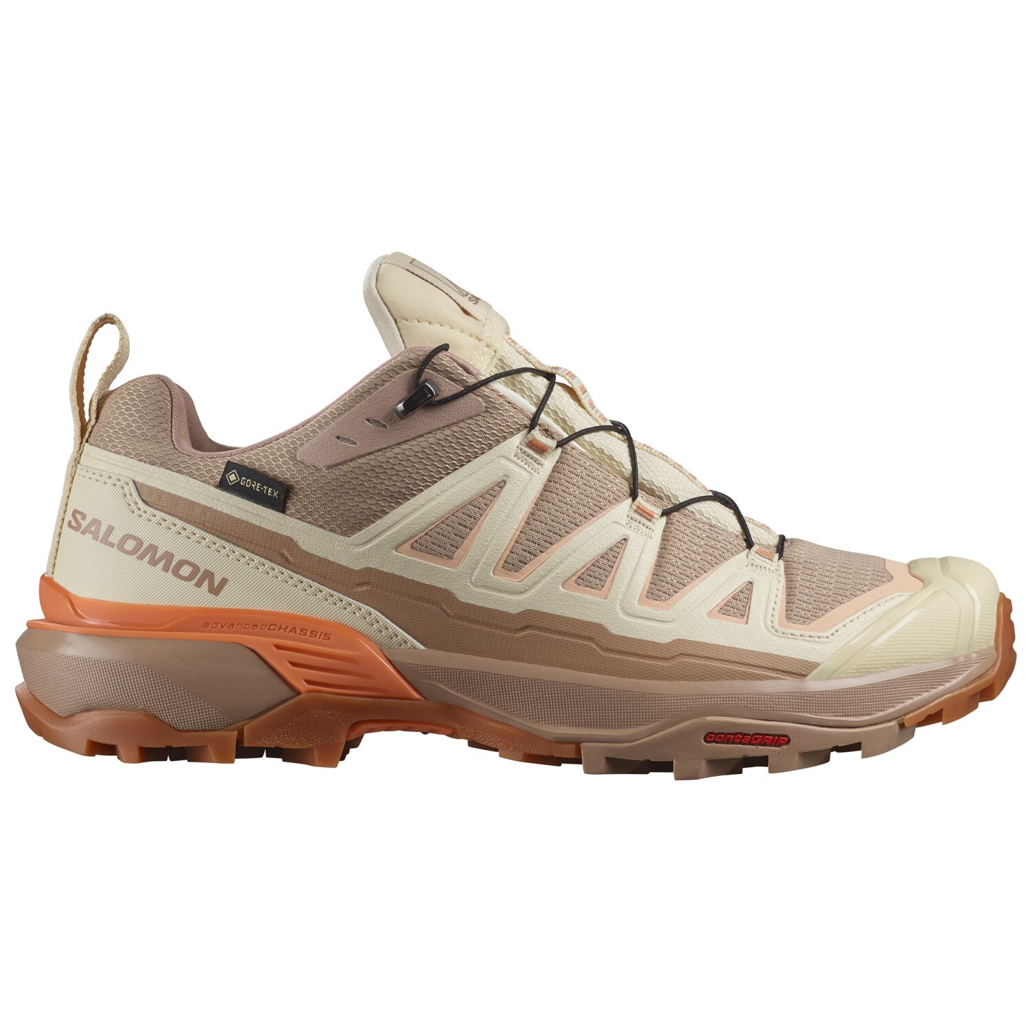 

Мультиспортивная обувь Salomon Women's X Ultra 360 Edge GTX, цвет Natural/Shortbread/Prairie Sunset