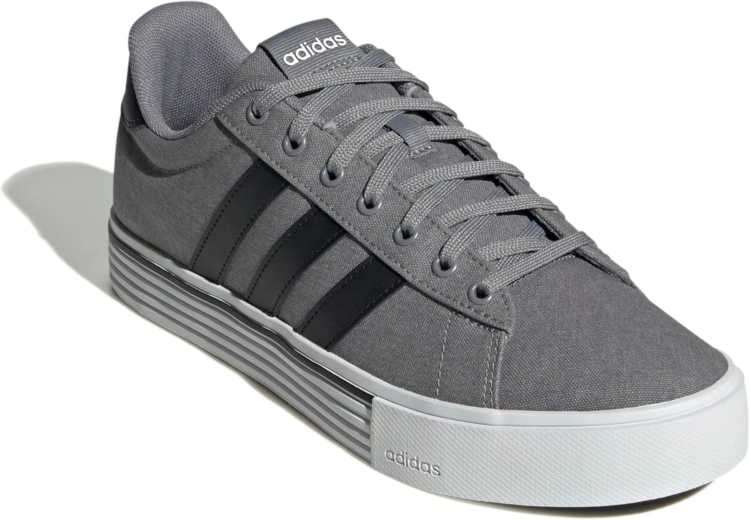 Кроссовки Adidas Unisex Daily 4.0, не для футбола, низкие, 2-Grey Black White — фото 4