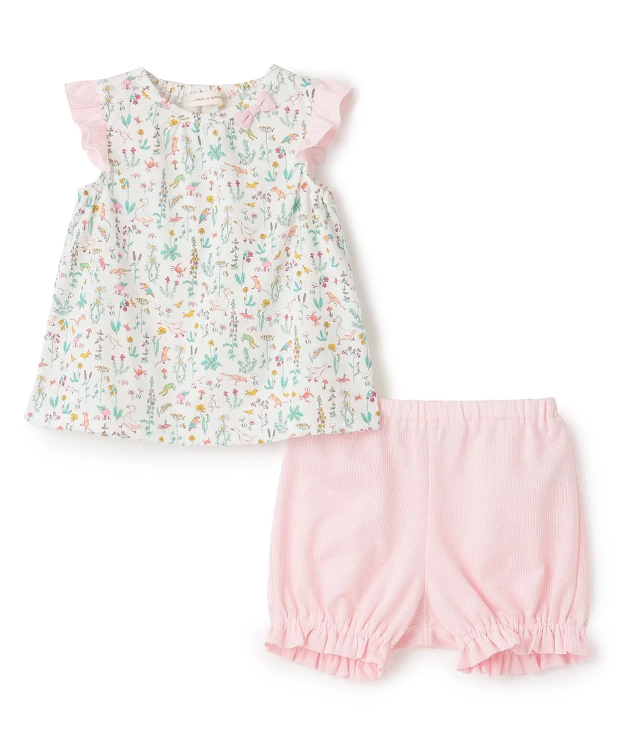 Костюм из ткани Theo с принтом, бренд Liberty Fabrics, цвет синий — фото 3