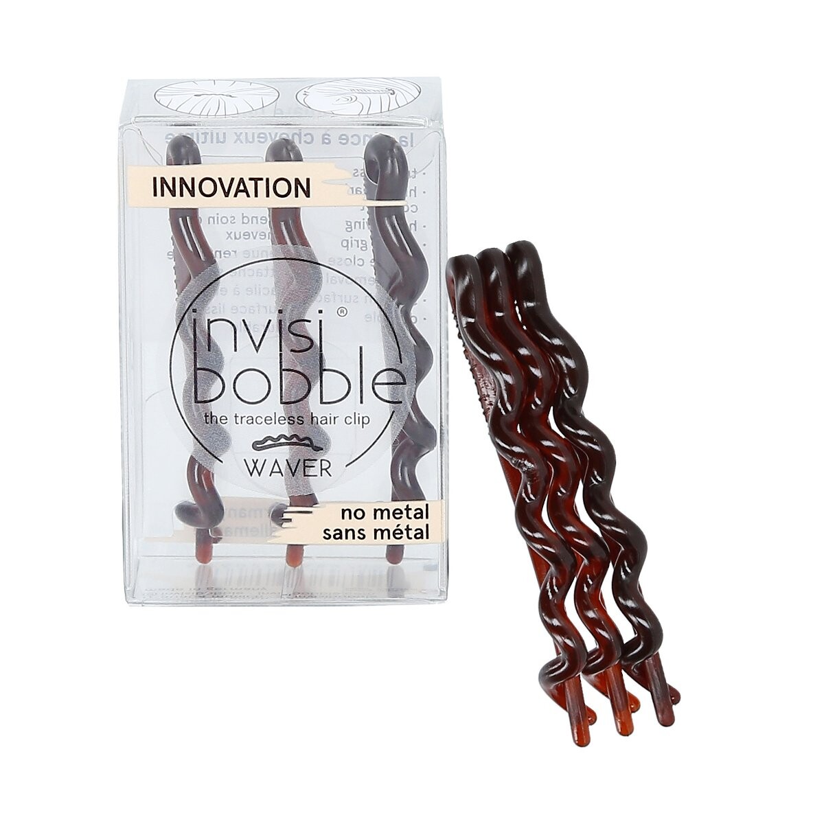 

INVISIBOBBLE, WAVER, Заколки для волос (Pretty Dark), 3 шт