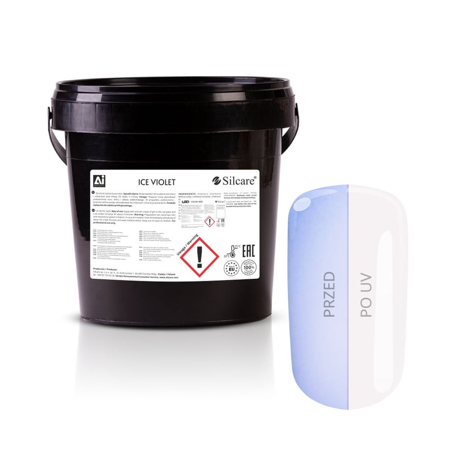 

UV Affinity Ice violet Builder Gel 1 кг Silcare