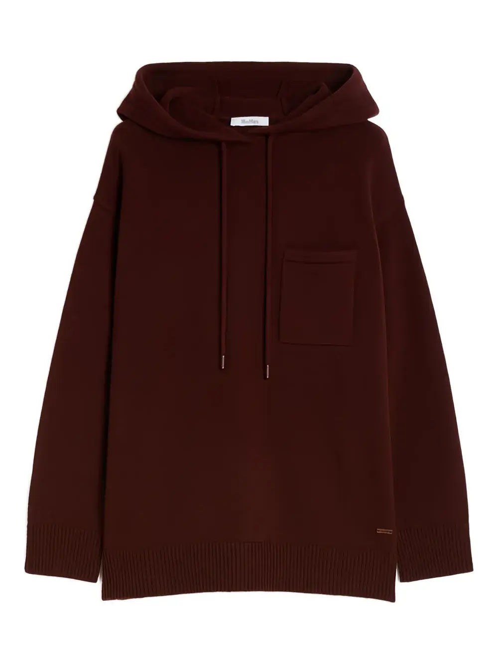 

Худи с нагрудным карманом Max Mara, красный