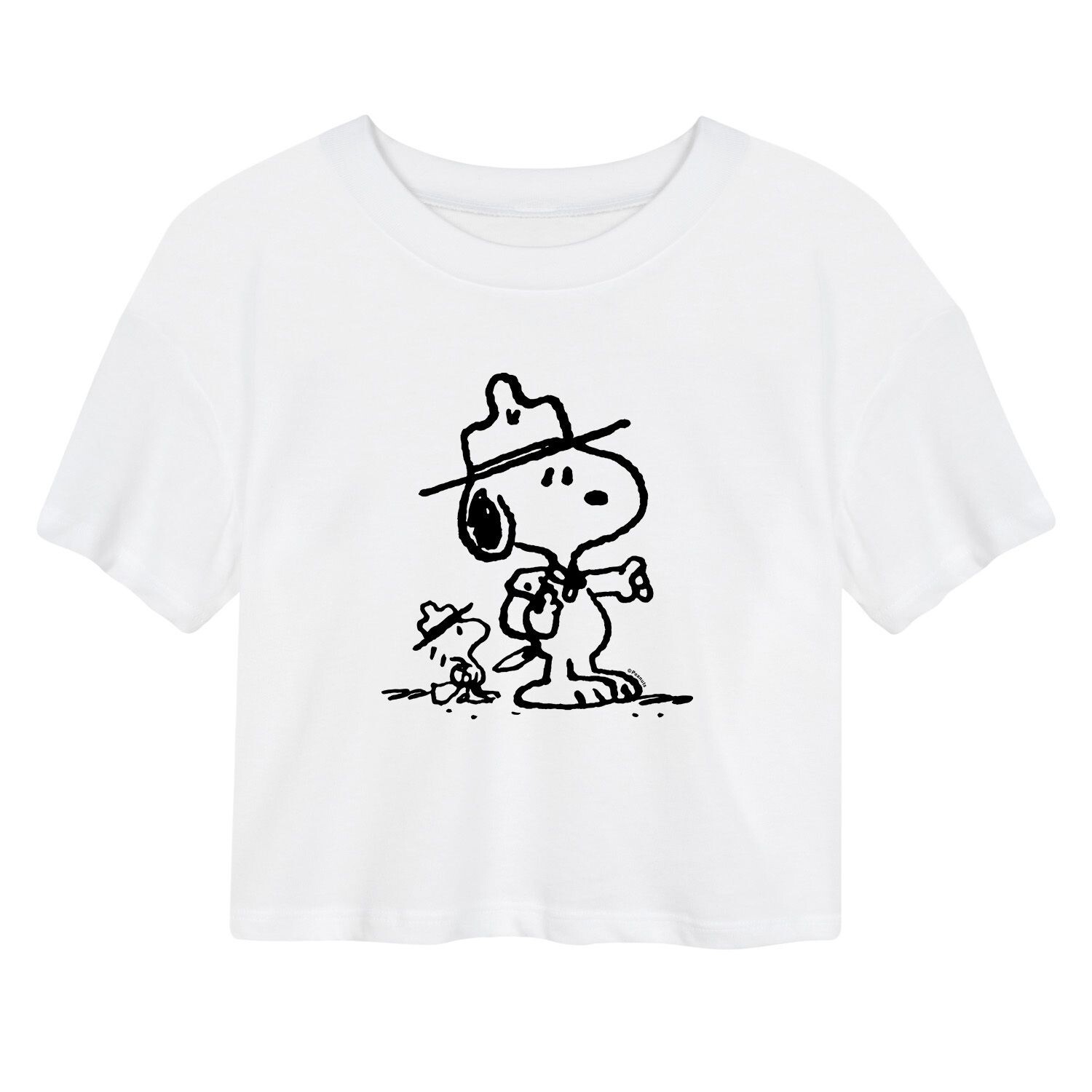 

Укороченная футболка с рисунком Peanuts Scout Pals для юниоров Licensed Character