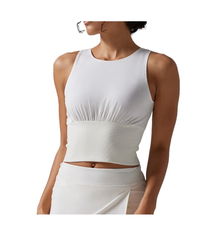 

Женская майка Solace с завышенной талией Tavi, Coconut