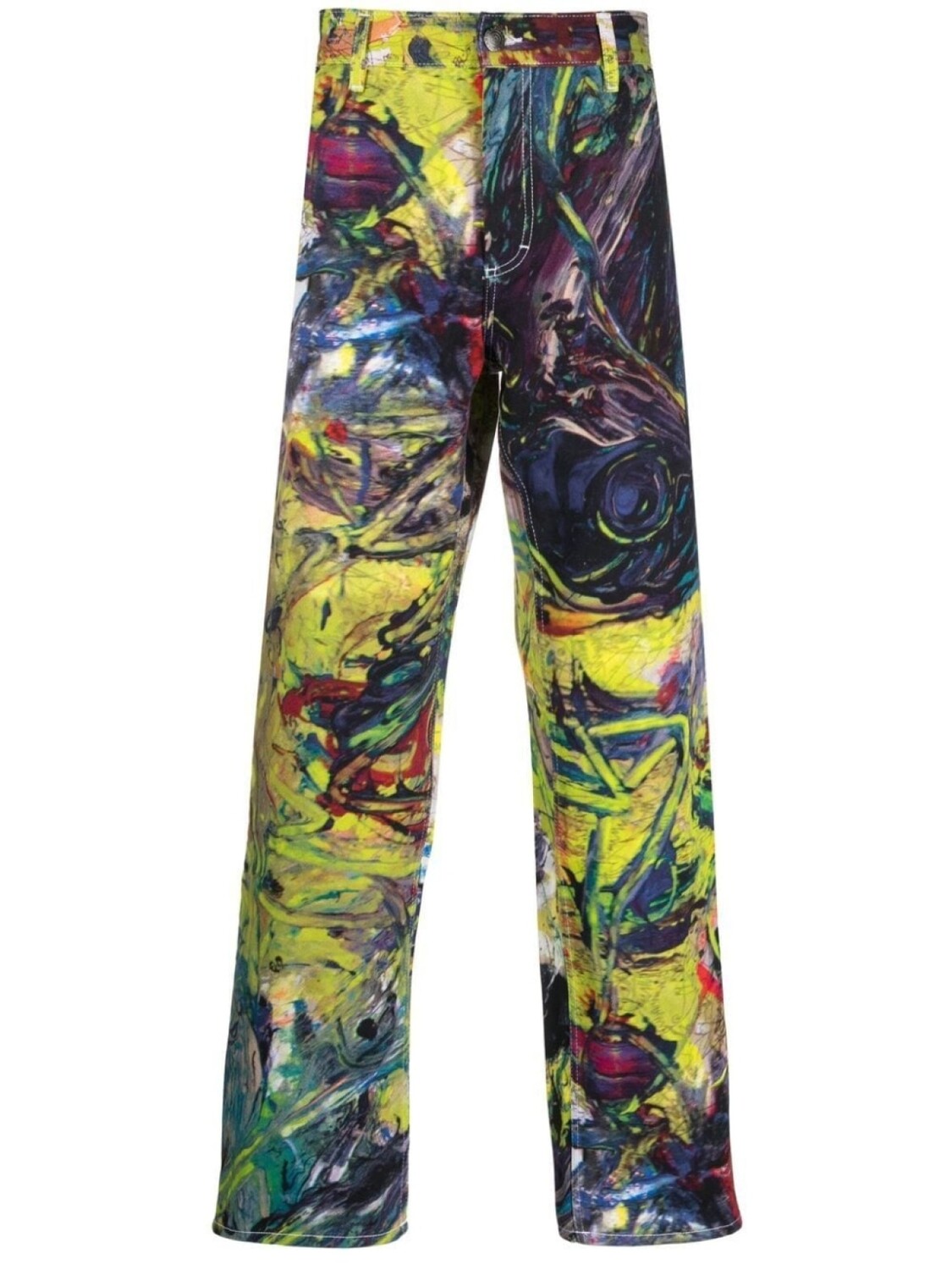 

Charles Jeffrey Loverboy джинсы Moonlight с принтом, желтый