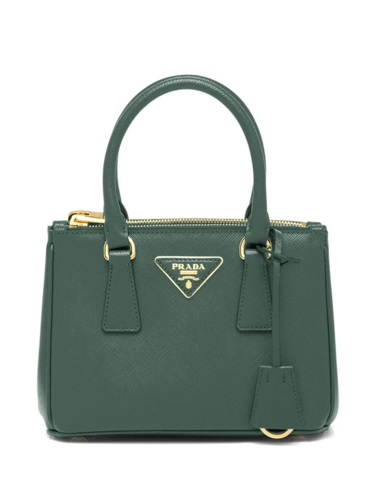 

Prada мини-сумка Galleria, зеленый