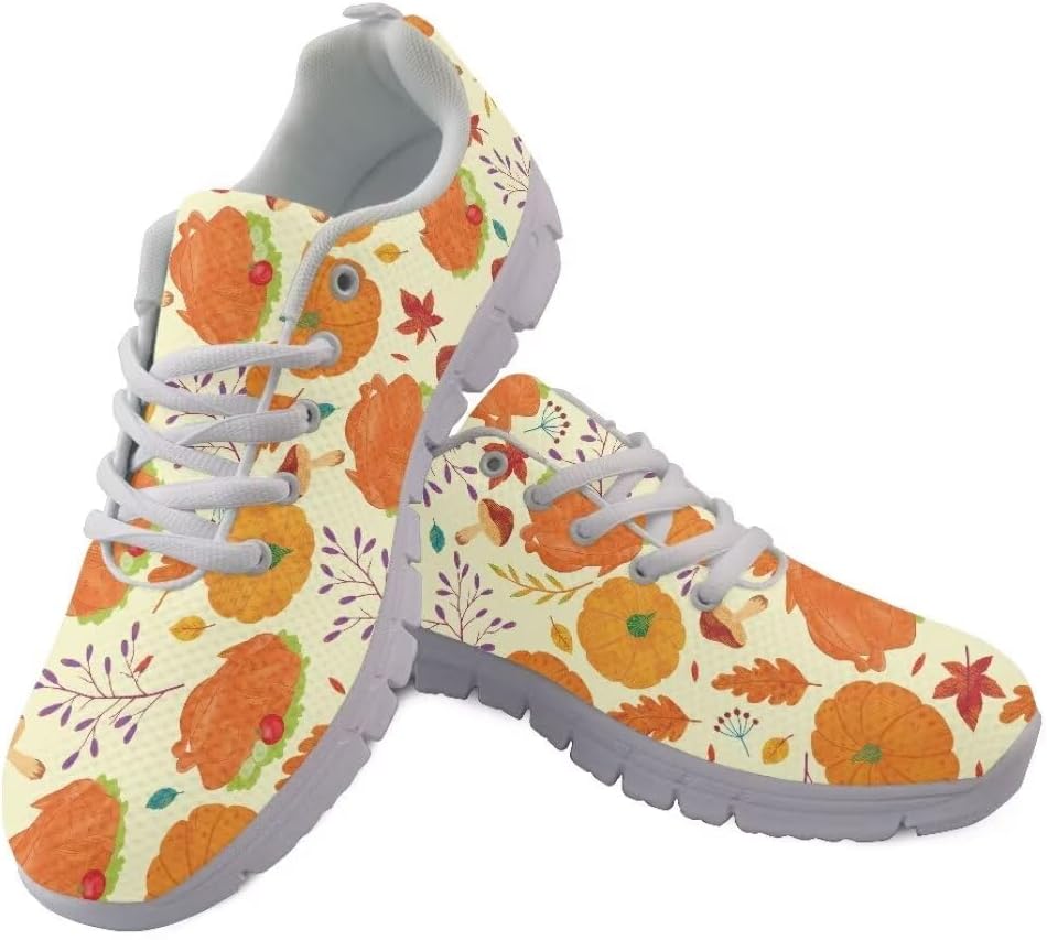 

Женские и мужские кроссовки на шнуровке, спортивные, прочные, для бега, походов и тренажерного зала, размеры США 5-15 Xixirimido, Turkey Pumpkin