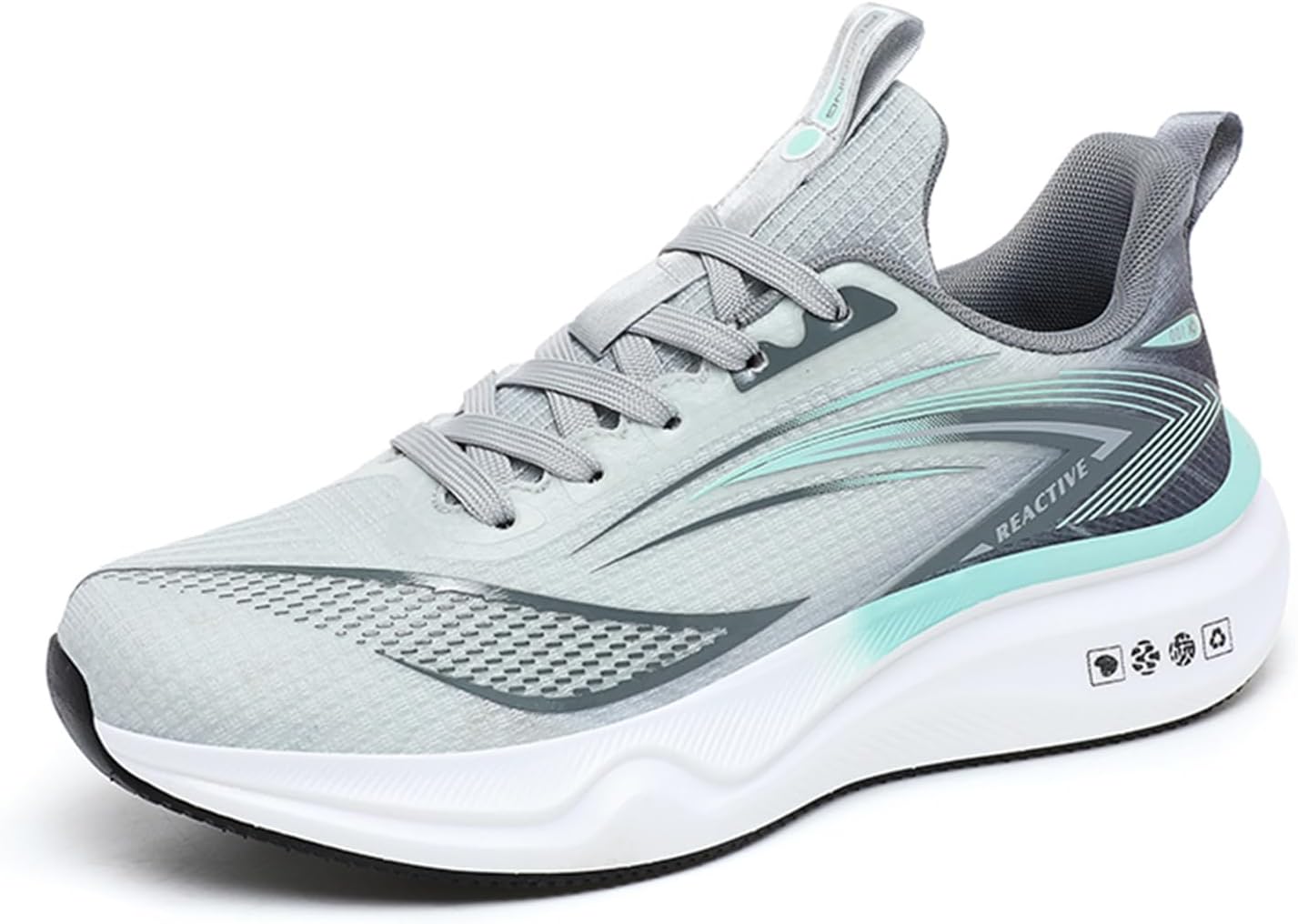 

Мужские спортивные кроссовки для бега, легкие, с сеткой, амортизирующие, для бега, ходьбы и тренировок, комфортные кроссовки для тропы Generic, зеленый