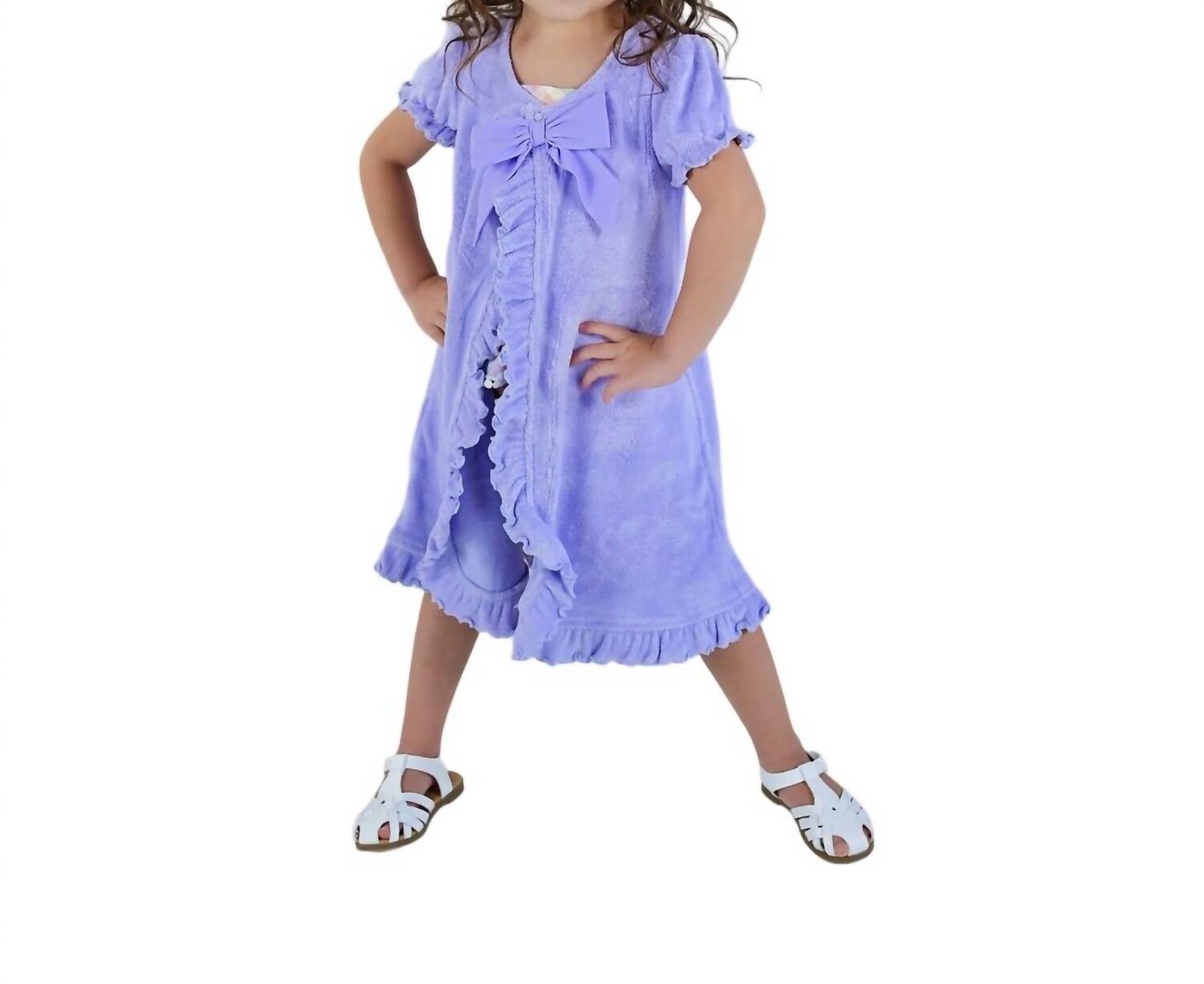 

Лавандовый купальник для девочек с завязками спереди Swoon Baby Clothing, лаванда