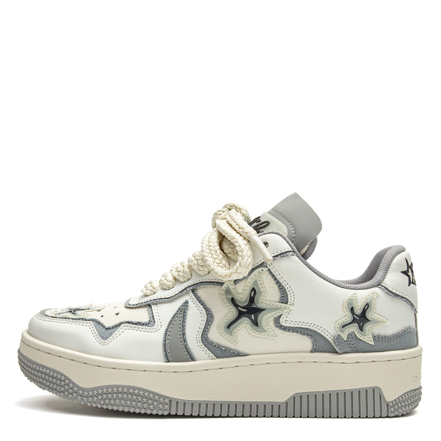 

Кроссовки youthloser Skateboarding Shoes Unisex Low-top Gray, белый/серый