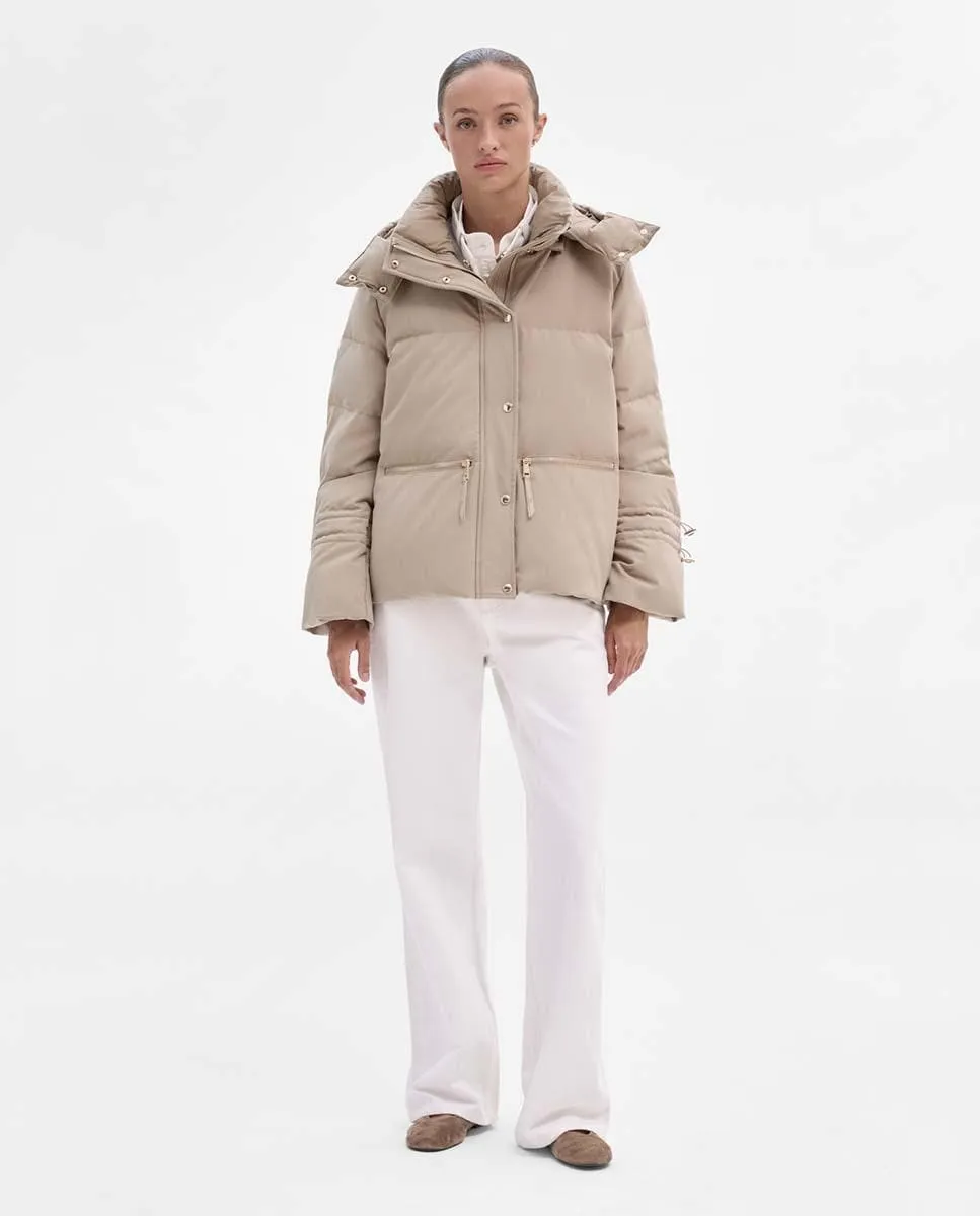 

Женская парка из холодной шерсти Simorra, бежевый