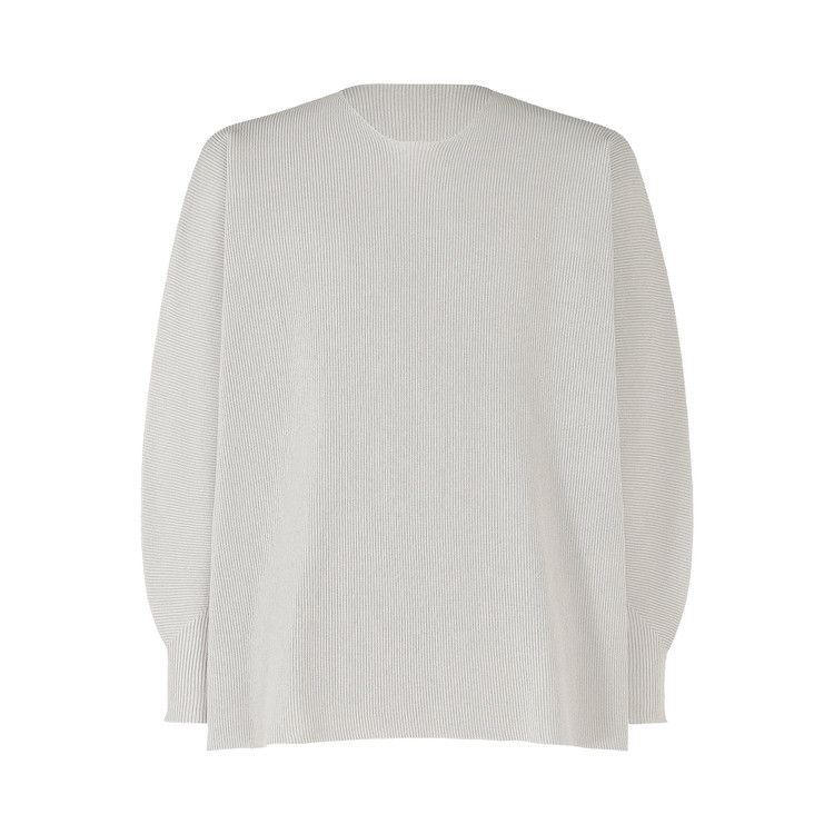 

Свитер Homme Plissé Issey Miyake Basic Knit Sweater, Light Grey