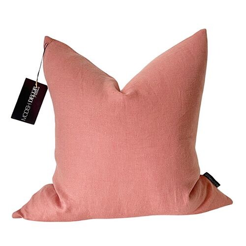 

Льняная наволочка, 18 x 18 дюймов Modish Decor Pillows, цвет Pink