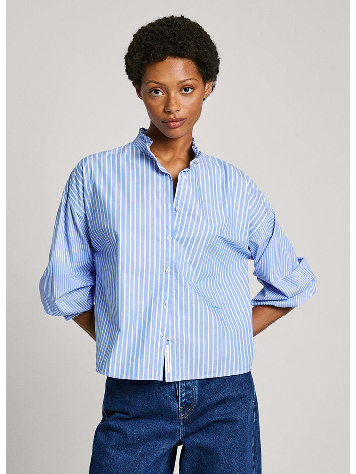 

Блузка Pepe Jeans, цвет hellblau/weiß