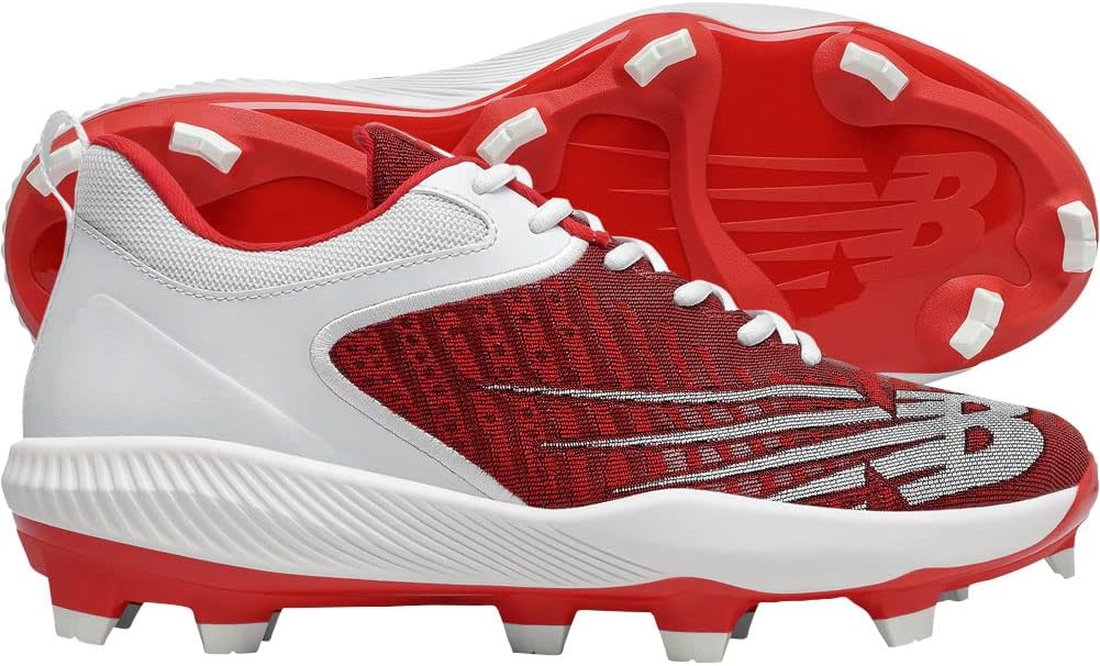 Бейсбольные бутсы New Balance Men's Fuelcell 4040 V6, Team Red/White — фото 2