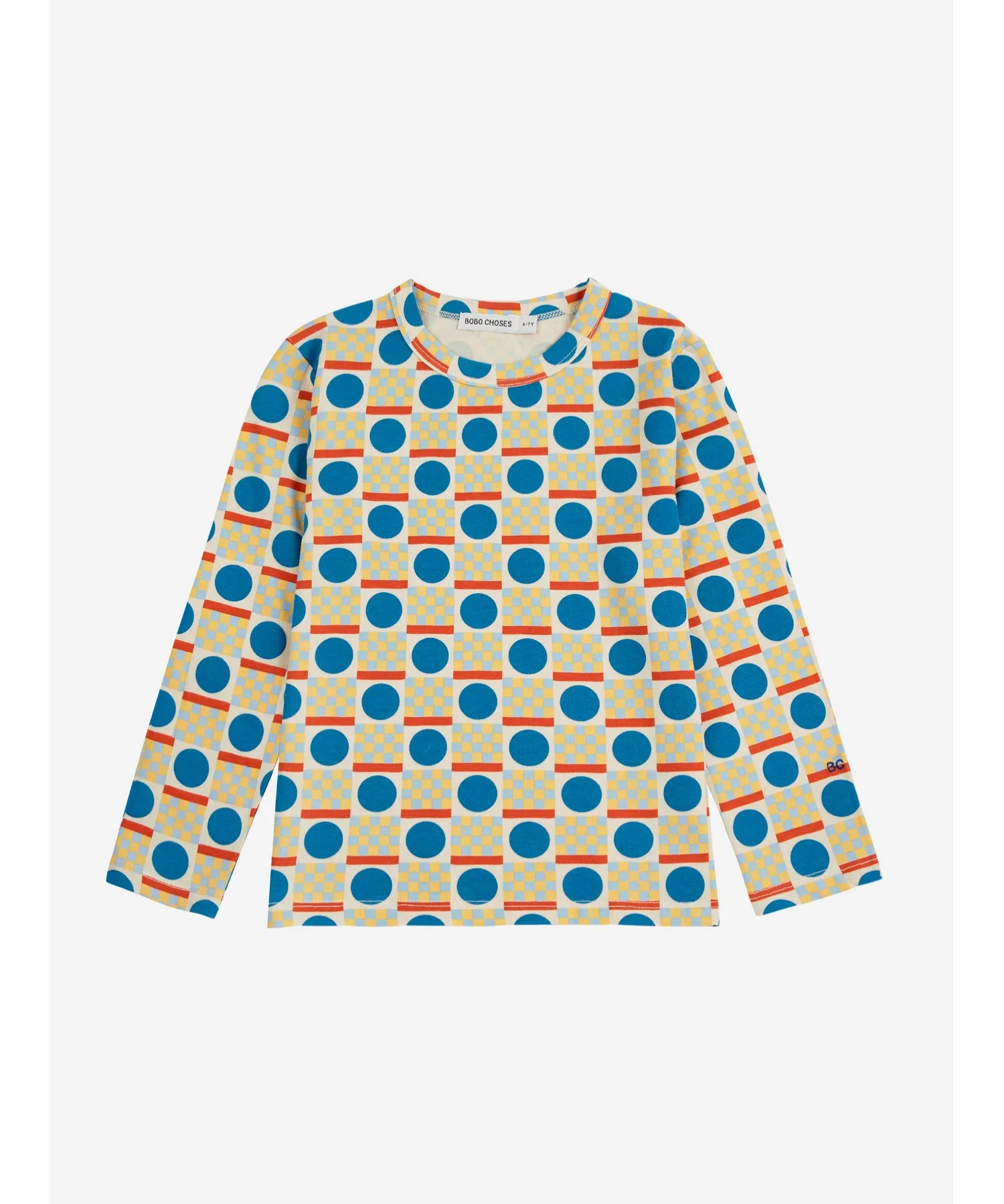 Детская футболка BOBO CHOSES Geometric Scacs all over T-shirt