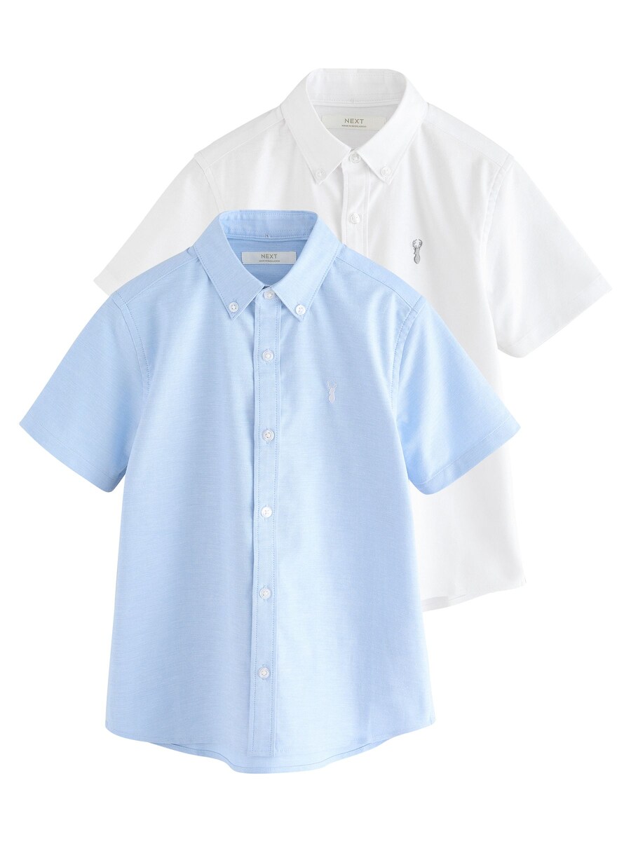 

Рубашка на пуговицах классического кроя Next, цвет Light blue/White