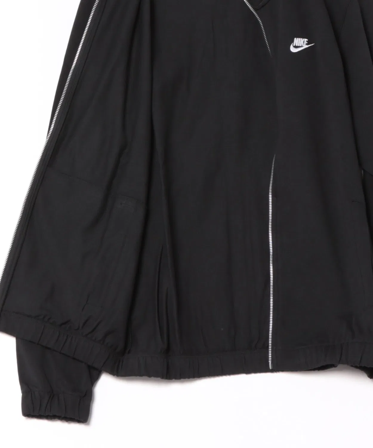Куртка Nike Club Knit Jacket, хлопок, чёрная — фото 3