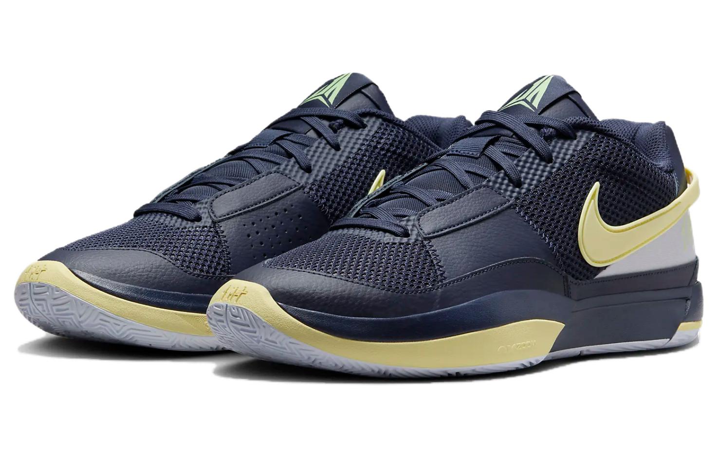 Футболка Nike JA1 Ep 'Midnight Navy' Синий Желтый — фото 3