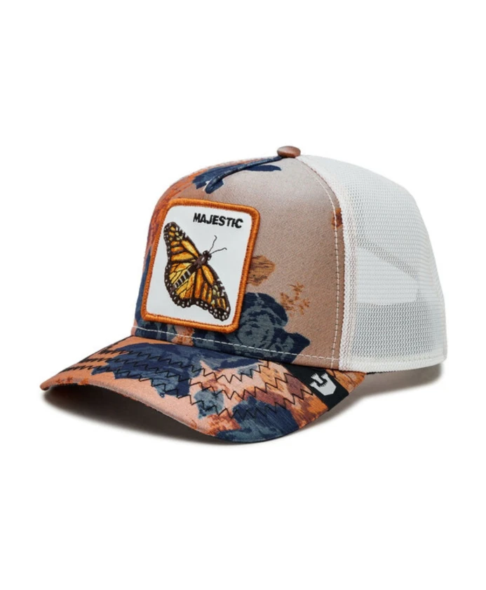 

Многоцветная кепка дальнобойщика «Монархия роз» Goorin Bros, мультиколор