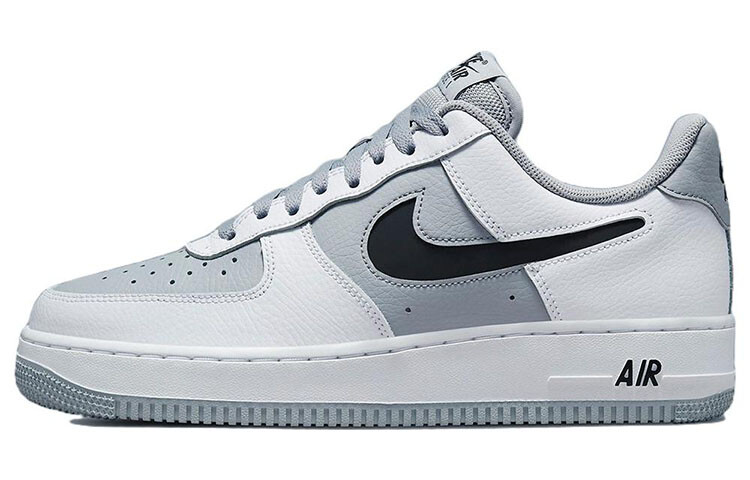 

Кроссовки Nike Air Force 1 Low Cut-Out White Grey Black Swoosh