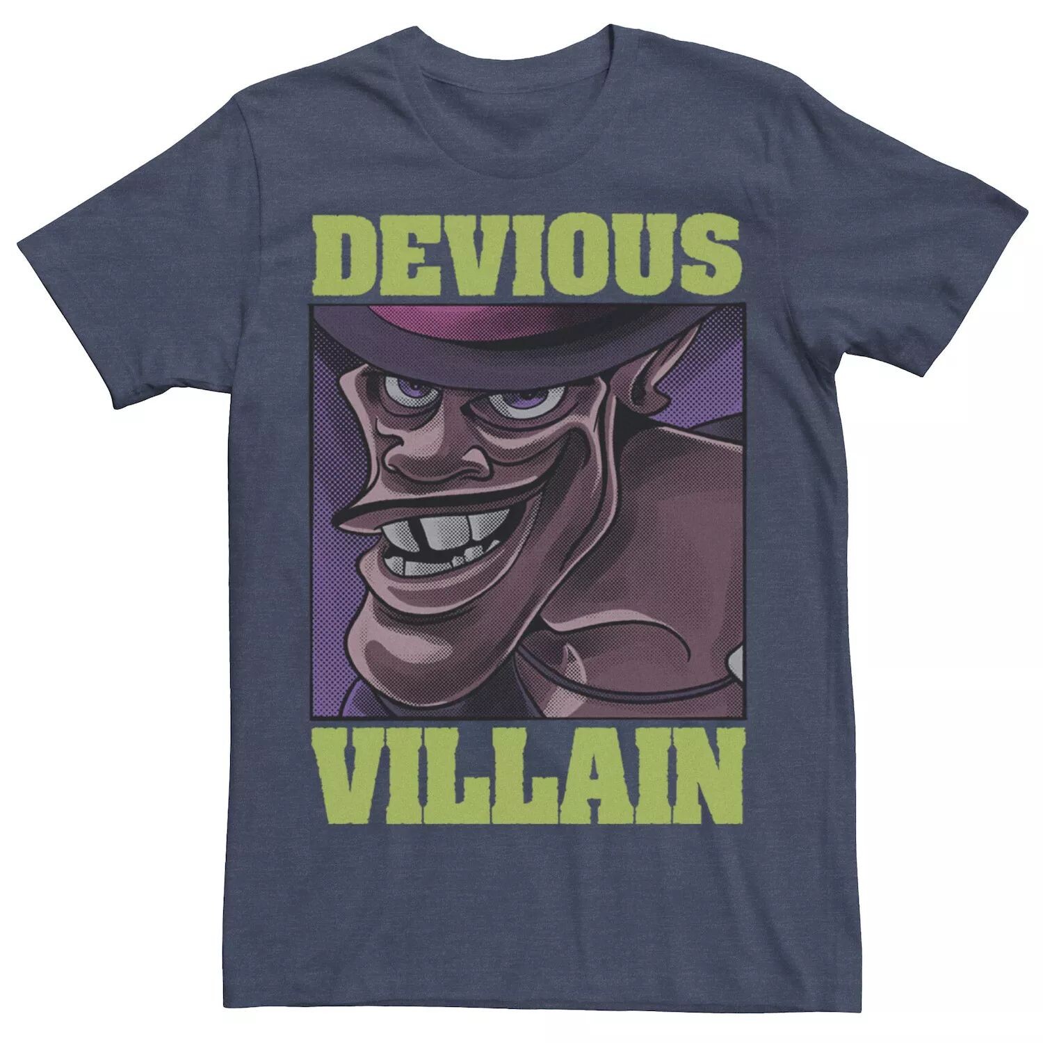 

Мужская футболка Disney The Princess & The Frog Facilier Devious Villain Licensed Character