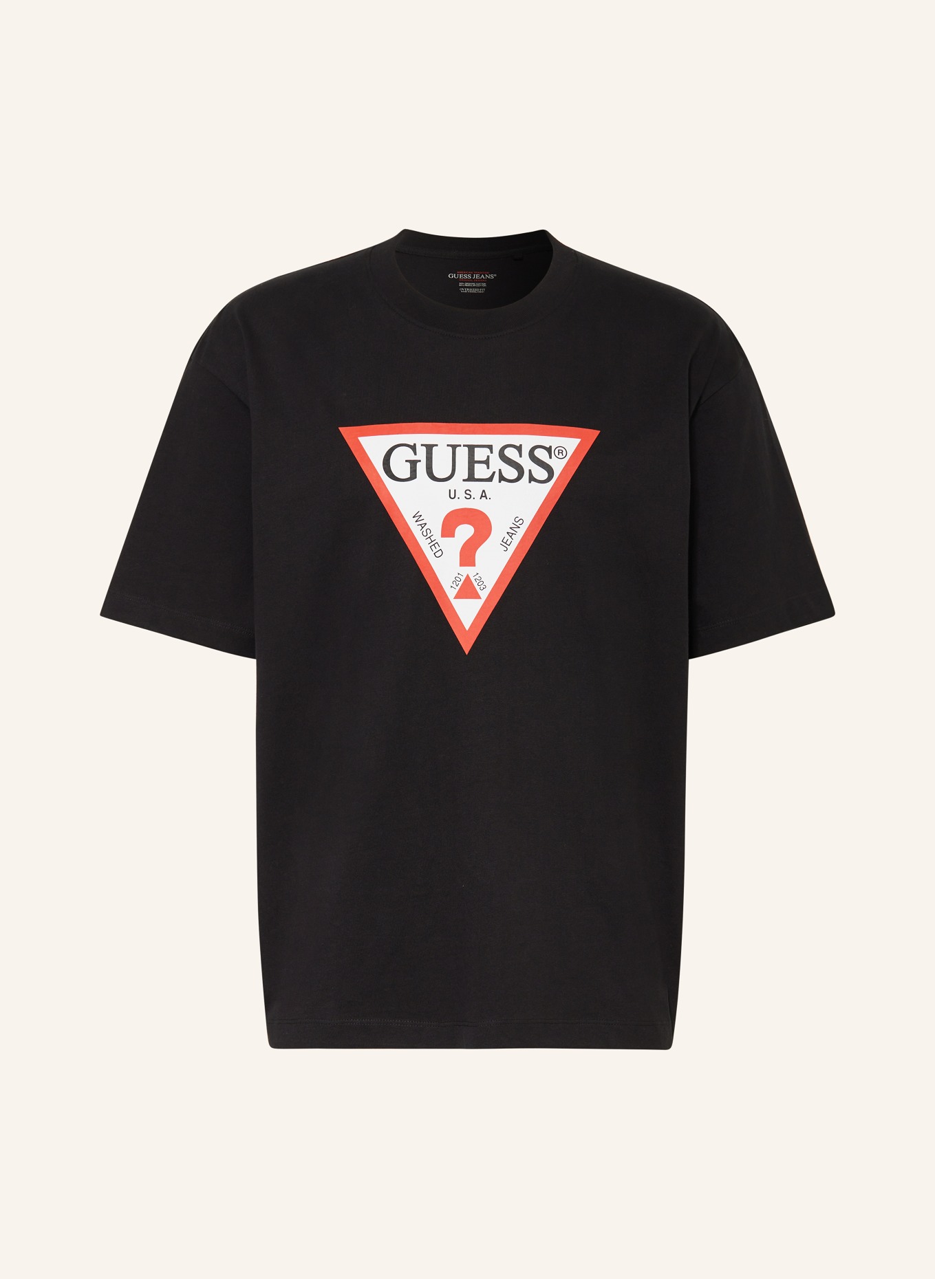 

Футболка Guess Jeans, черный