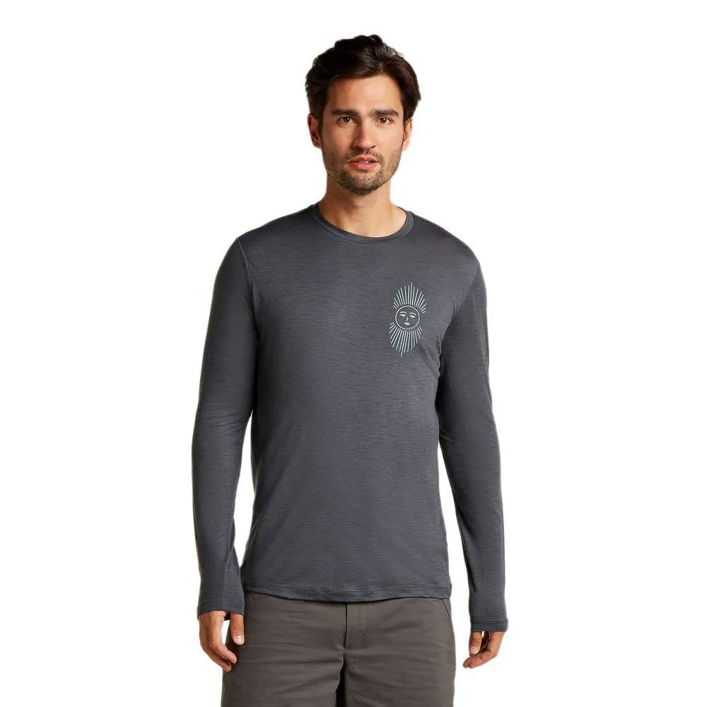 

Лонгслив Icebreaker Merino 150 Tech Lite Solar, серый