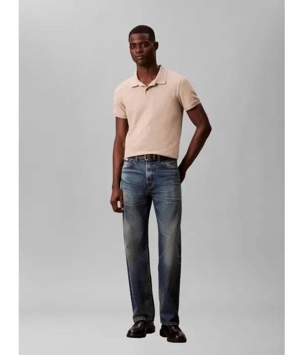 Полюс slim fit Calvin Klein, бежевый — фото 2