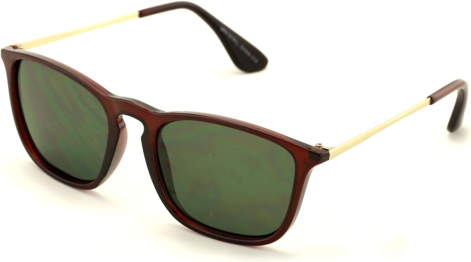 

Поляризованные прямоугольные солнцезащитные очки VWE P3 с вырезом в форме замочной скважины, легкие, унисекс, подходят как для женщин, так и для мужчин V.W.E., Gloss Tortoise - Green Lens