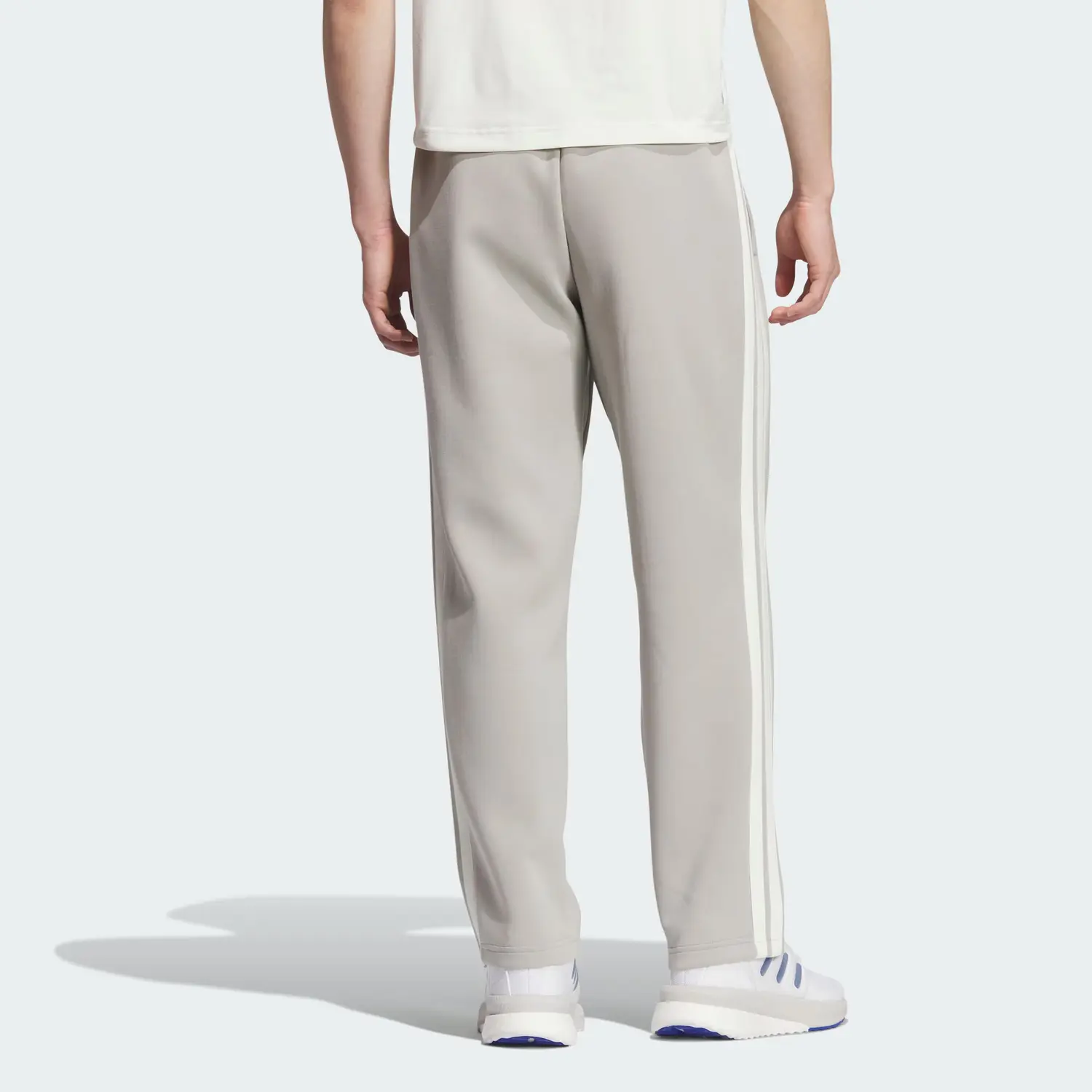 SS25 Modern Траки Низ Брюки Вязаные Спортивные Штаны Мужские Adidas, металлический серый — фото 3