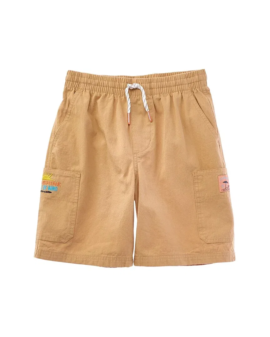 Короткие грузовые шорты Scotch & Soda, коричневый