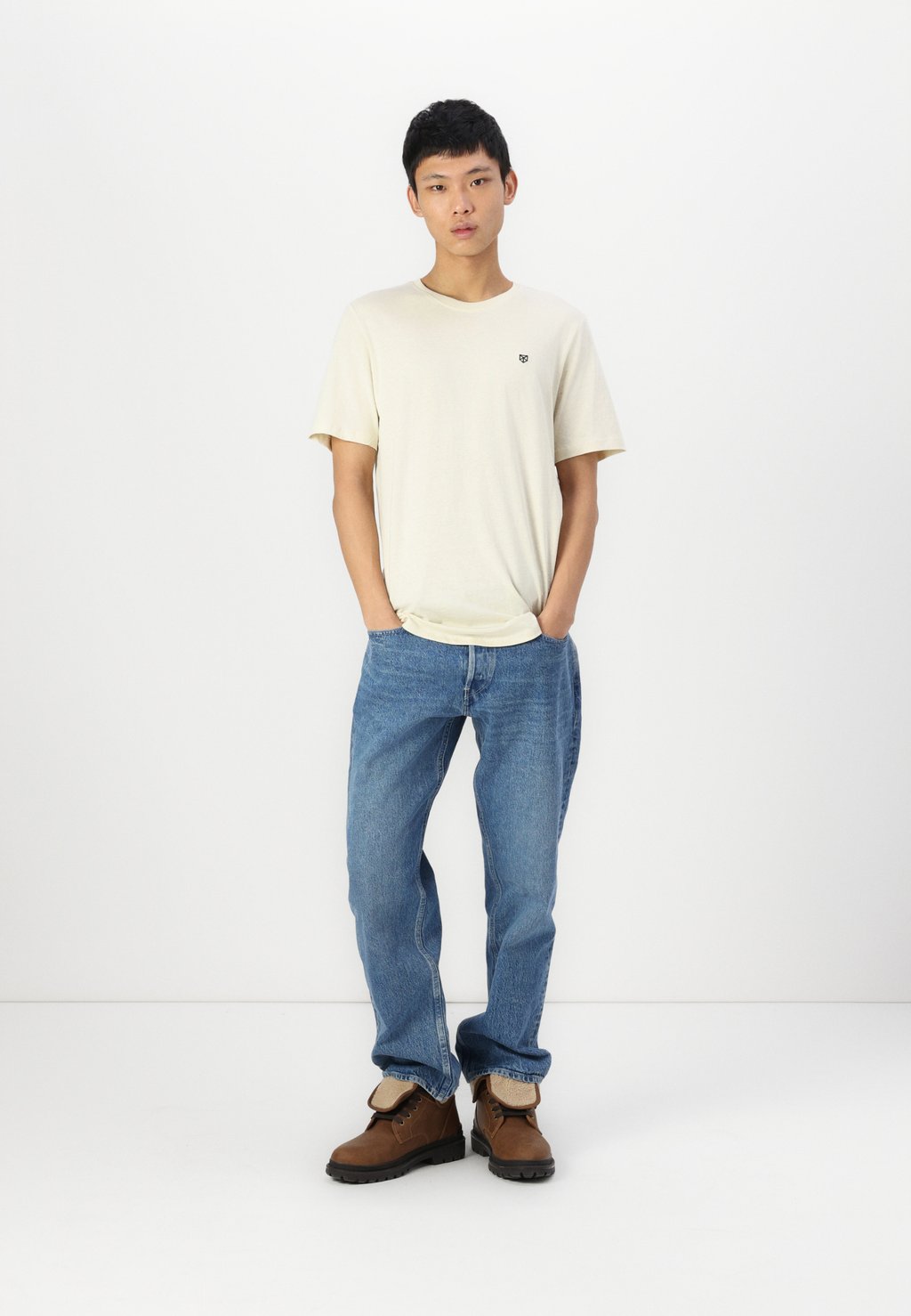 

Базовая футболка JPRBRODY TEE CREW 5 PACK Jack & Jones PREMIUM, темно-зеленый