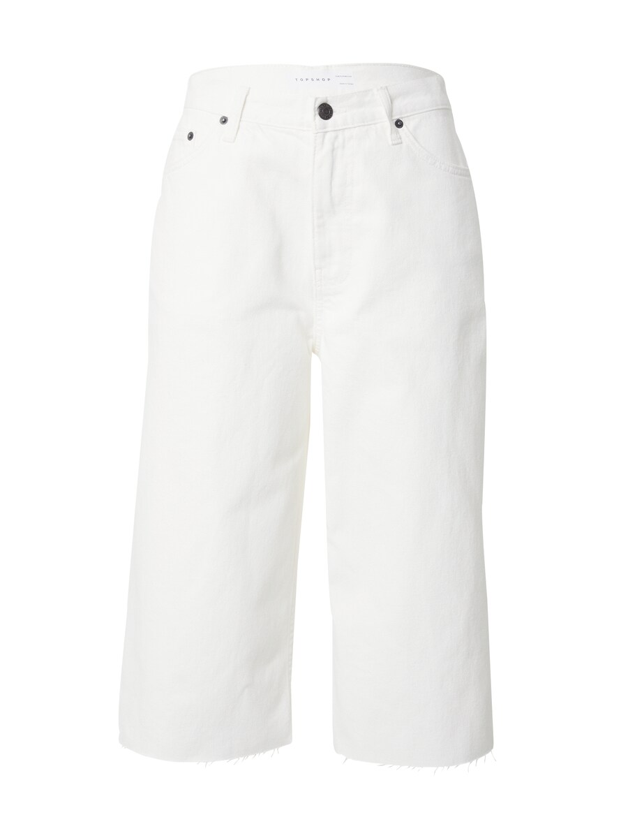

Джинсовые шорты TOPSHOP Regular Jeans, цвет white denim
