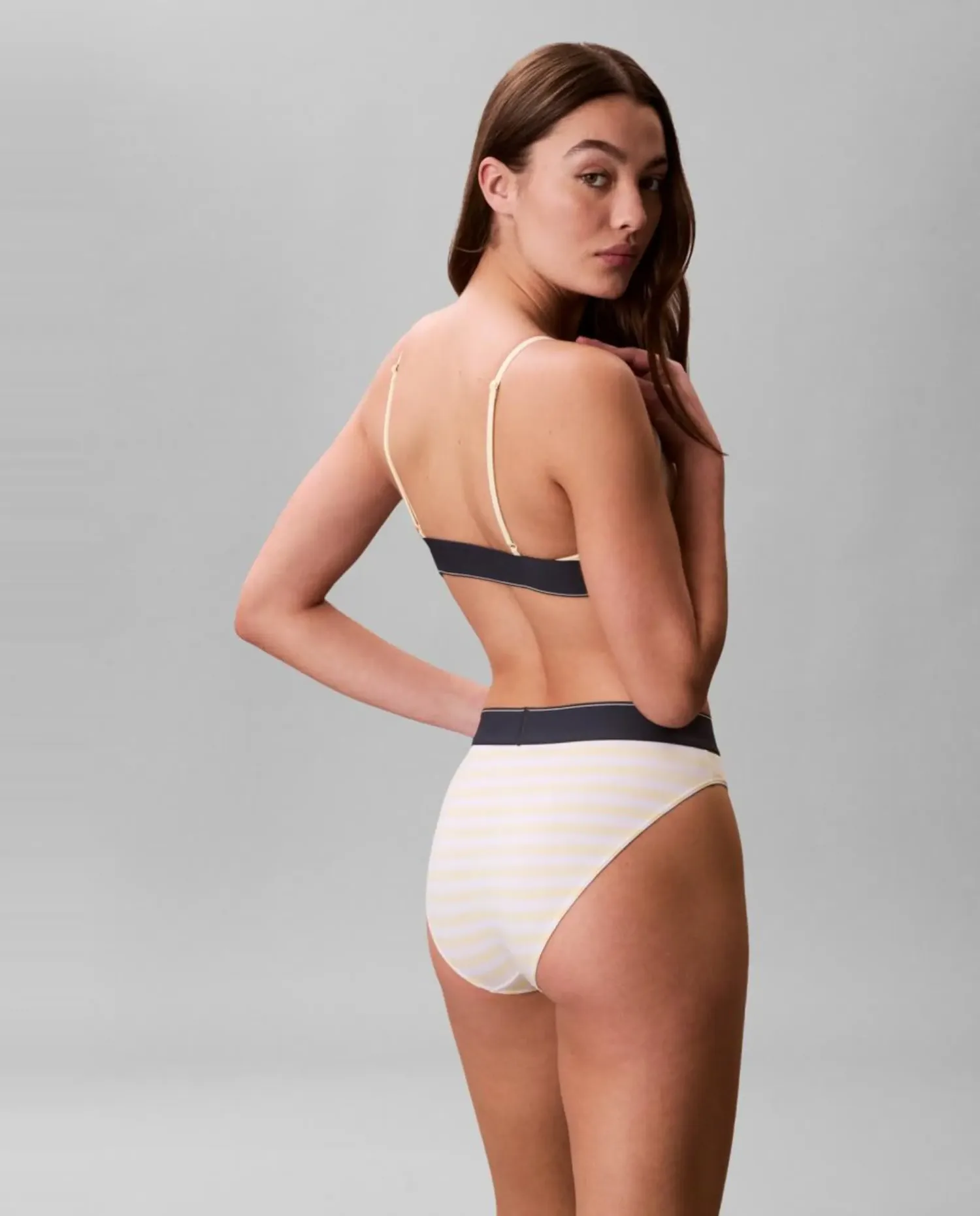 Высокие трусики CK GRAPHIC Calvin Klein, желтый — фото 2