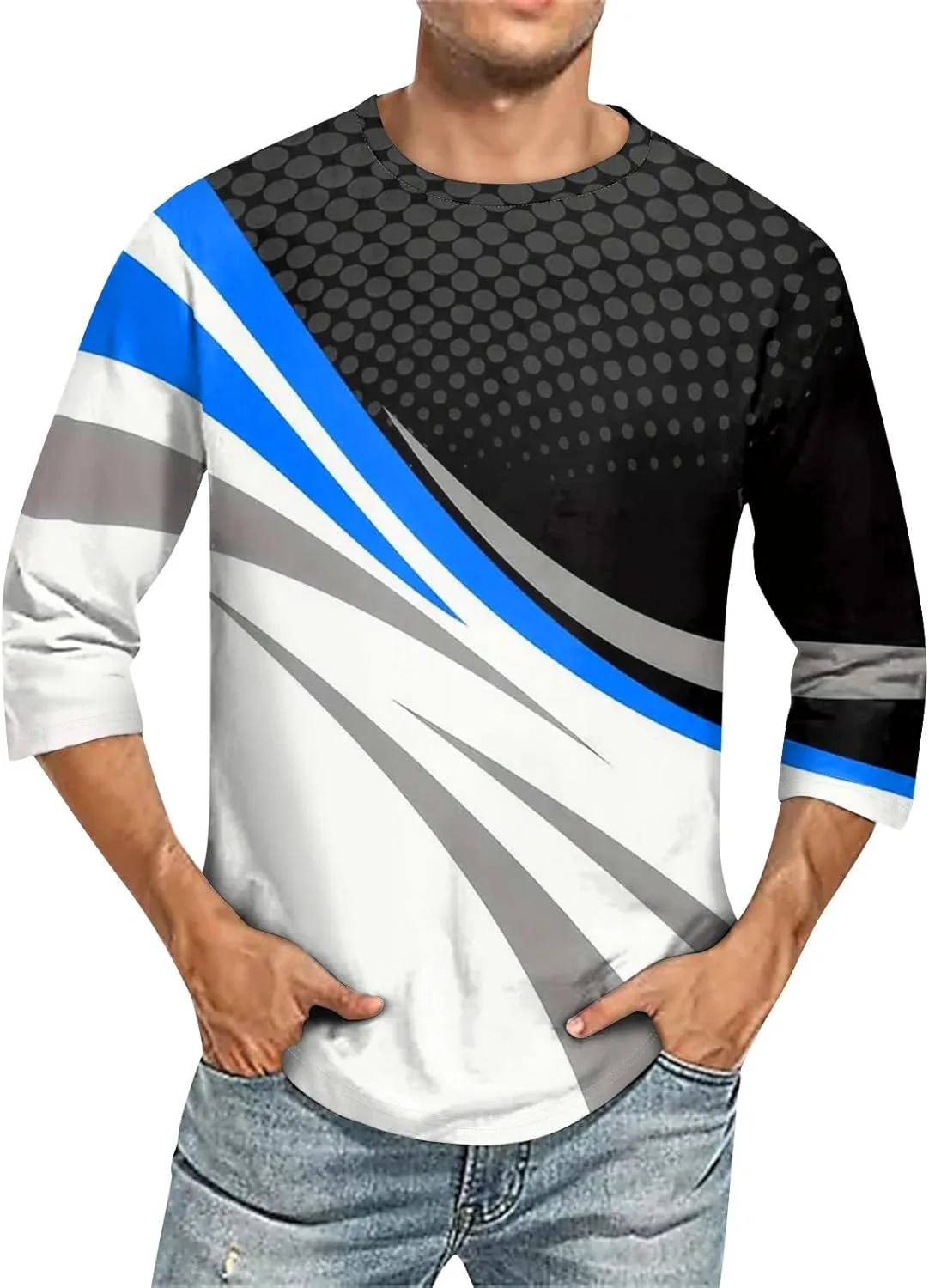 

WENKOMG1 мужская футболка с коротким рукавом и принтом, S-4XL