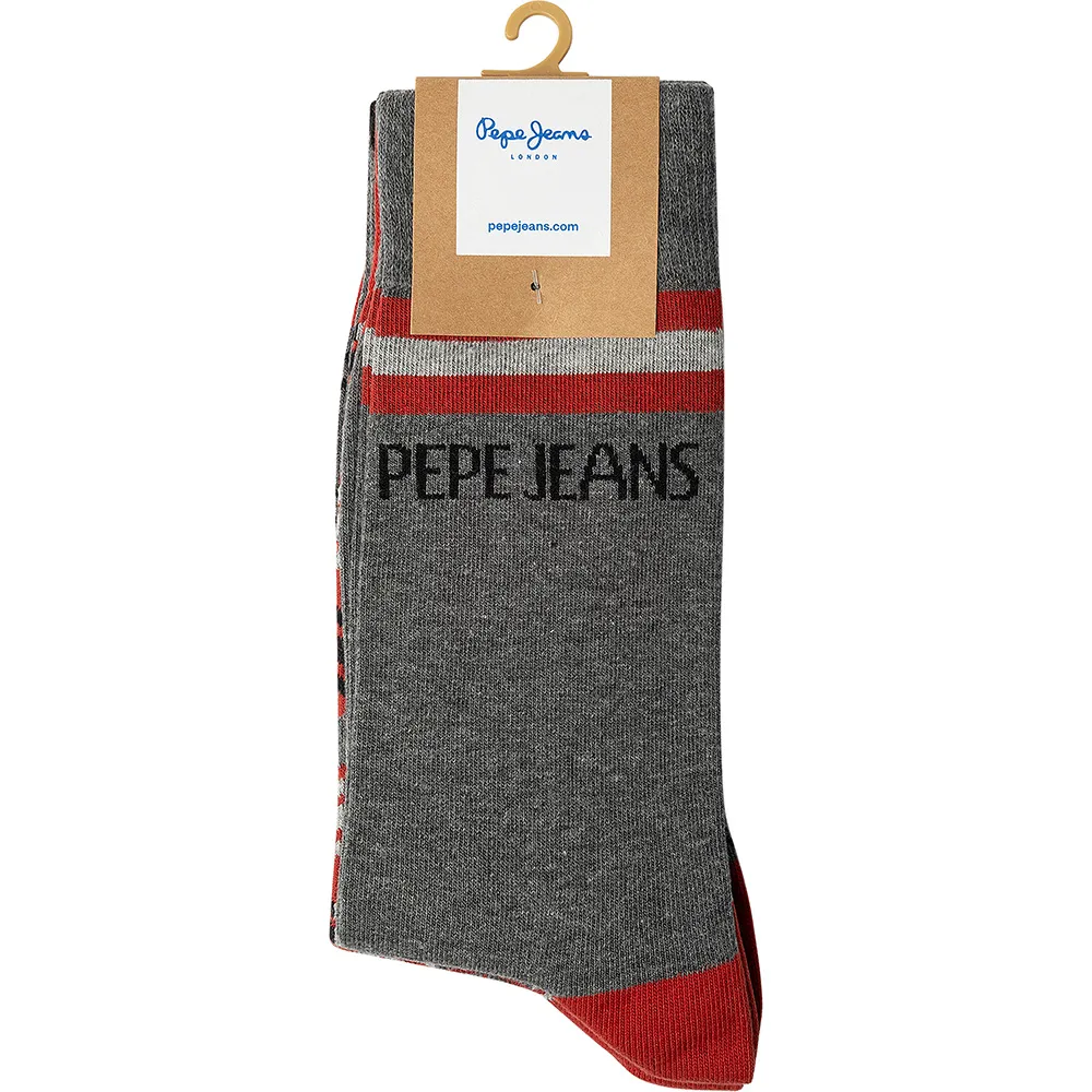 

Носки 3 шт Pepe Jeans Star Geo crew, серый