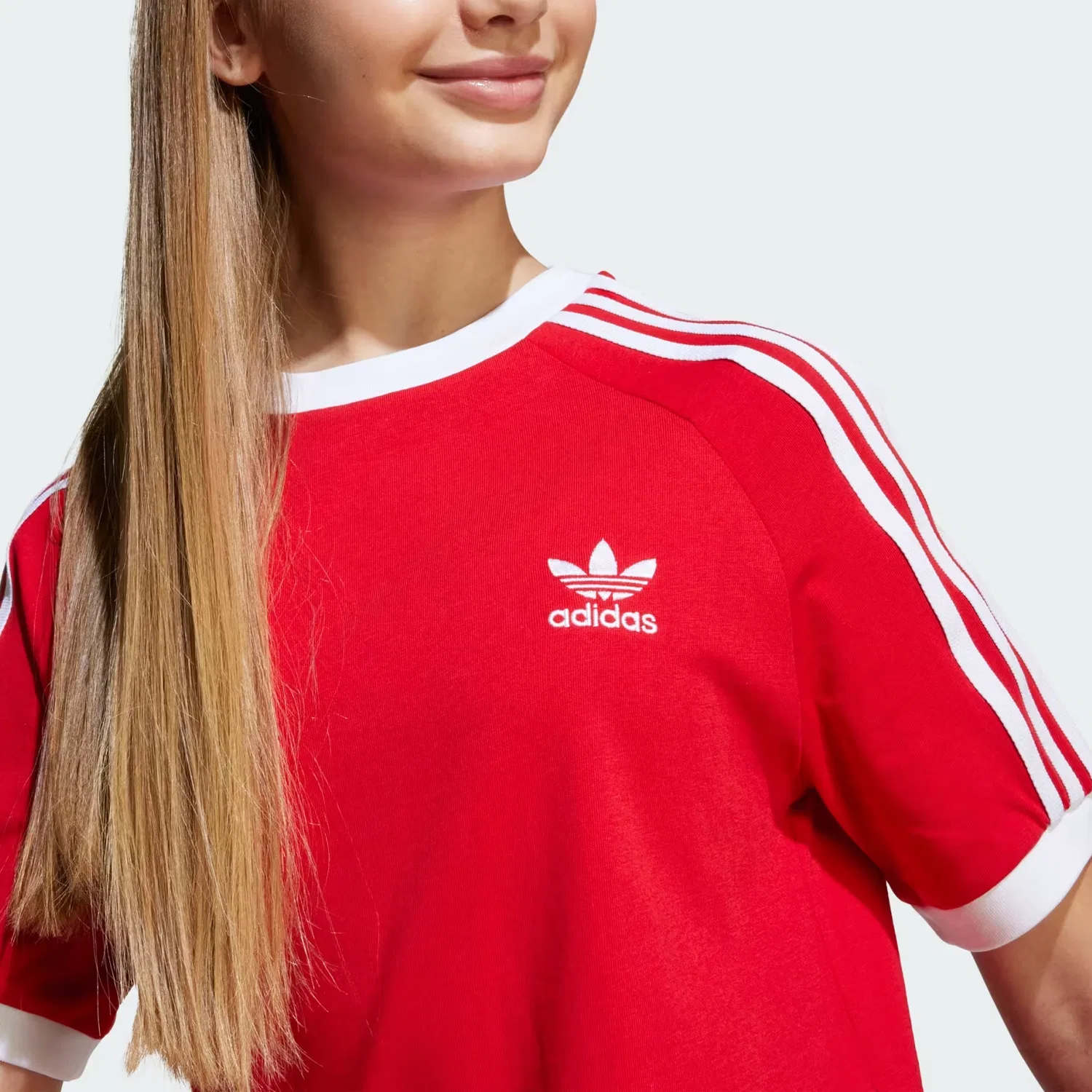 Футболка Adidas Originals Adicolor Kids' Red — фото 4