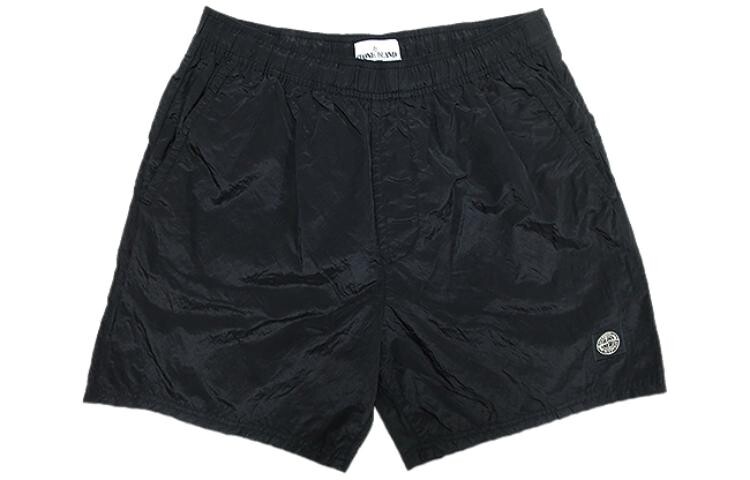 

Шорты спортивные Stone Island Men короткие, черный